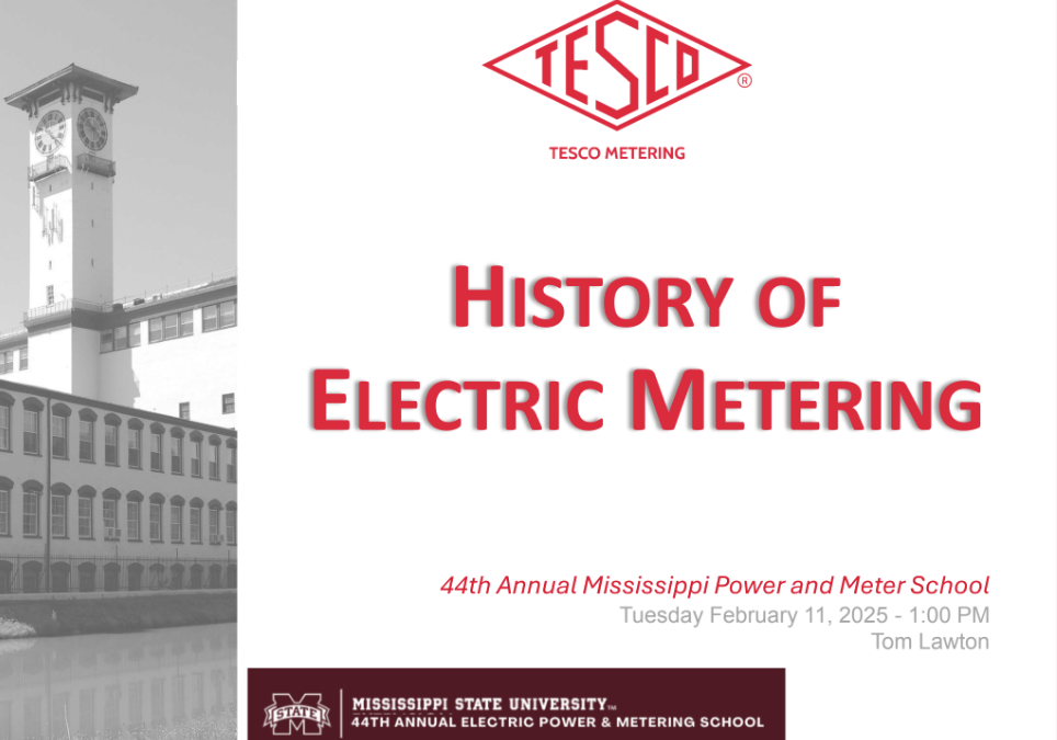 History of Electric Metering - Tom Lawton - 2025 thumb