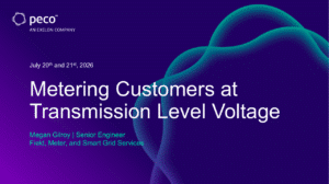 Metering Customers at Transmission Level Voltage