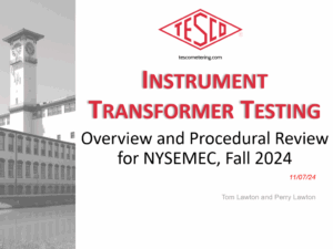 TESCO Instrument Transformer Testing Review Thumbnail