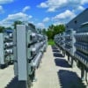 Heavy-duty electric meter farm bank showcasing precision buswork, structural enclosures, and secondary service termination points