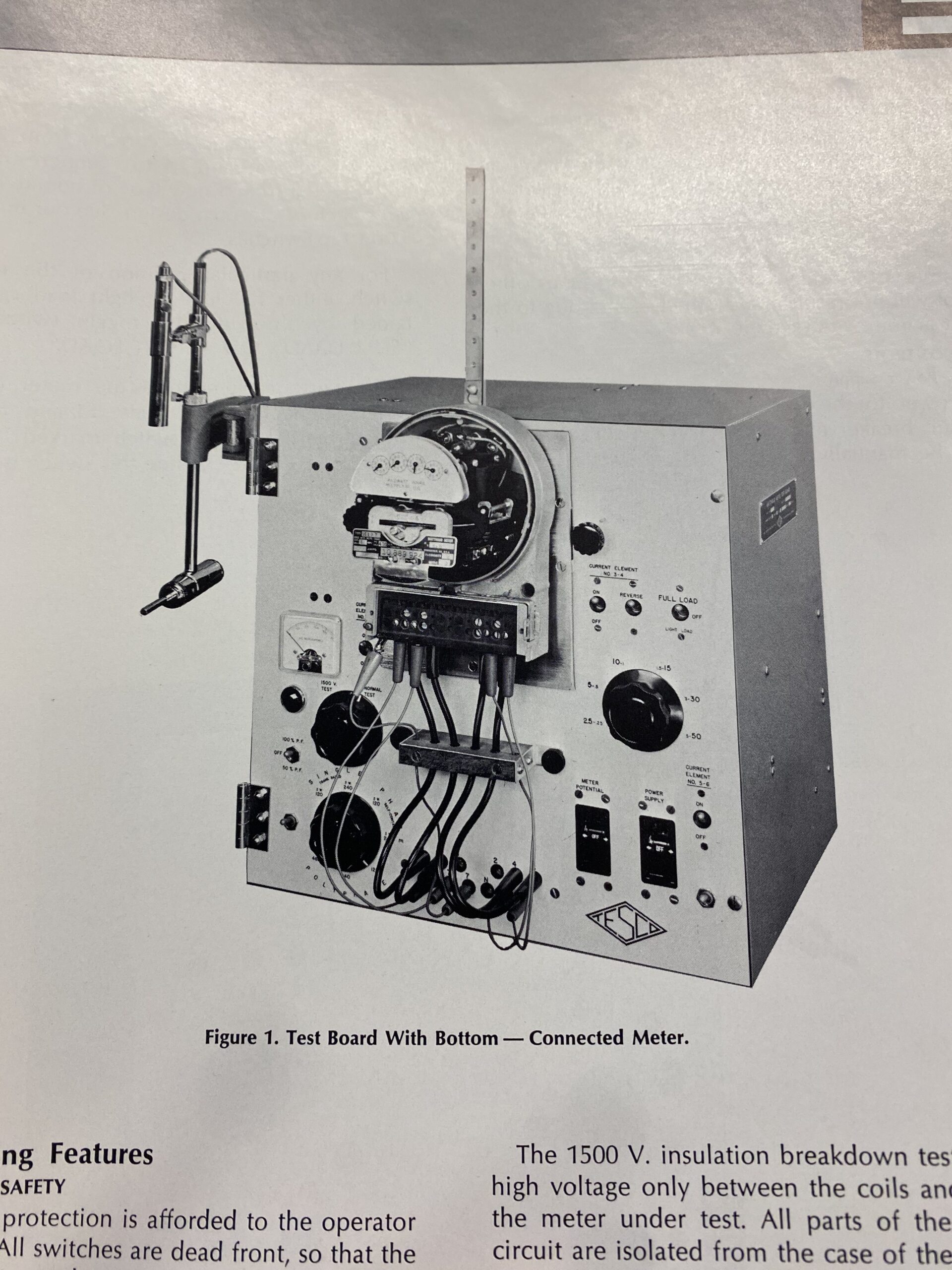 TESCO Pioneered Large Meter Test Boards for Meter Shops