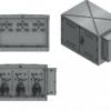 Primary Metering Cabinet Showing Inside